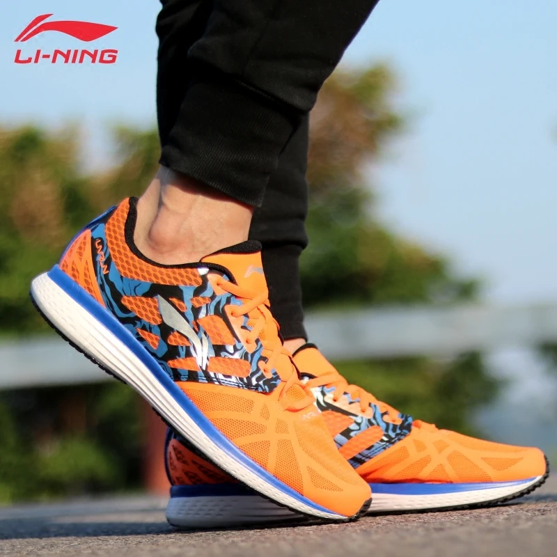 Li-Ning Men Running Shoes Speed Star Breathable LiNing Sneakers Light Weight Cushion Sport Shoes ARHM021 XYP544