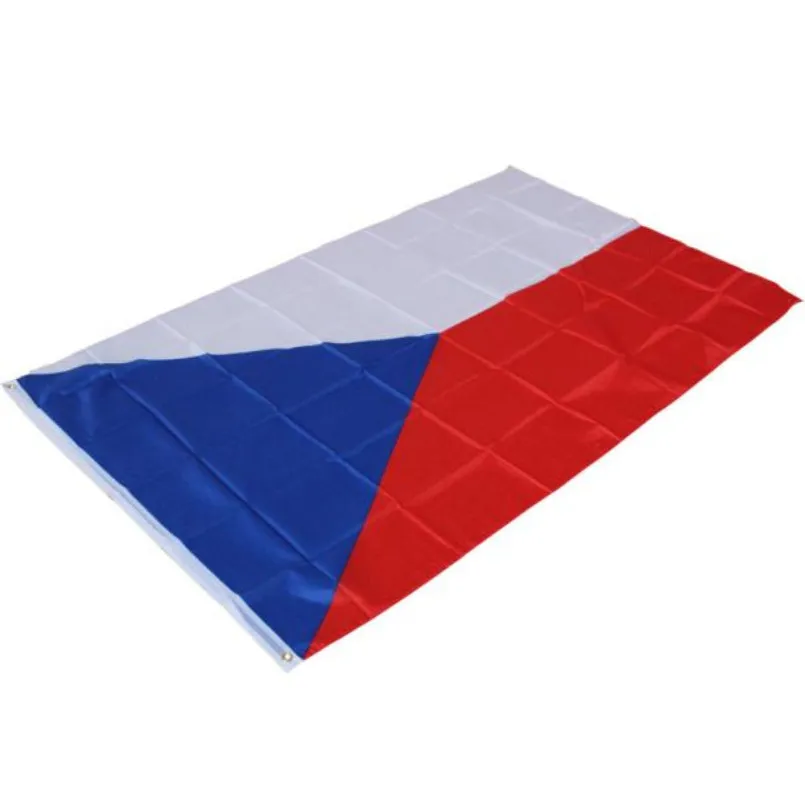 90x150 см Флаг Чехии полиэстер в Чешская Республика флаг на открытом воздухе занимаетесь делами в помещении, чтобы отметить большие флаги NN084