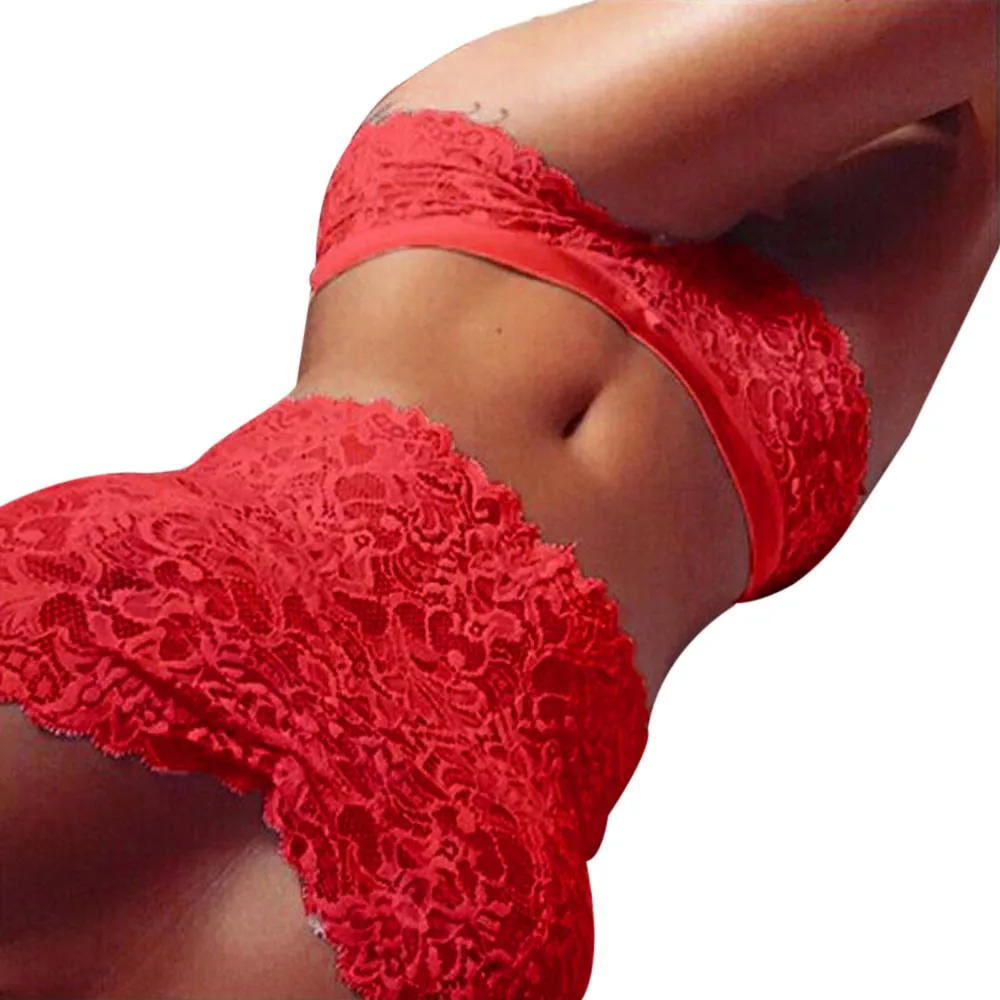 

underwear women bra set bralette Sexy Women Lace Tube Top Briefs Underwear Set Club Underwear lingerie sets sexy