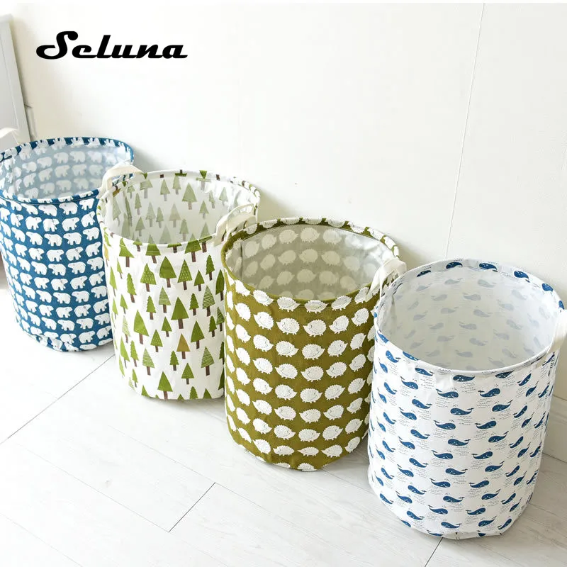 طوي القطن الكتان الغسيل حقيبة للماء قماش كبيرة INS الرباط الغسيل سلة لعب الملابس تخزين منظم مع غطاء طوي القطن الكتان الغسيل حقيبة للماء قماش كبيرة INS الرباط الغسيل سلة لعب الملابس تخزين منظم مع غطاء