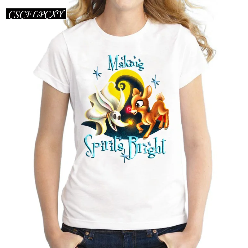 New-arrival-cat-sugar-skull-design-Women-s-fashion-creative-cartoon-Printed-T-shirt-lady-casual