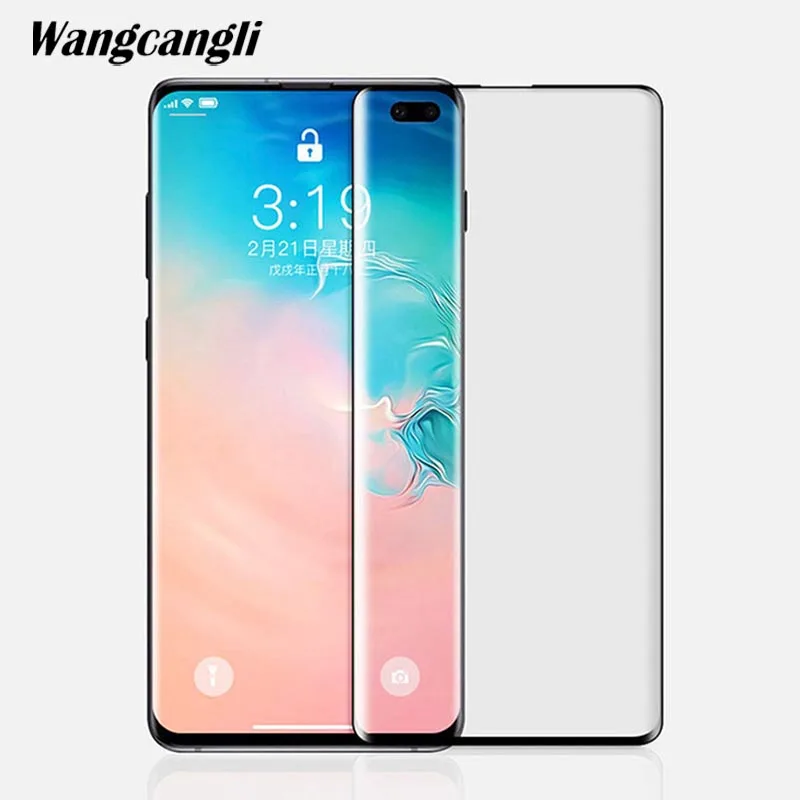 Защитное стекло для Samsung Galaxy s10 plus закаленное s10e 9 h полное покрытие защитное |