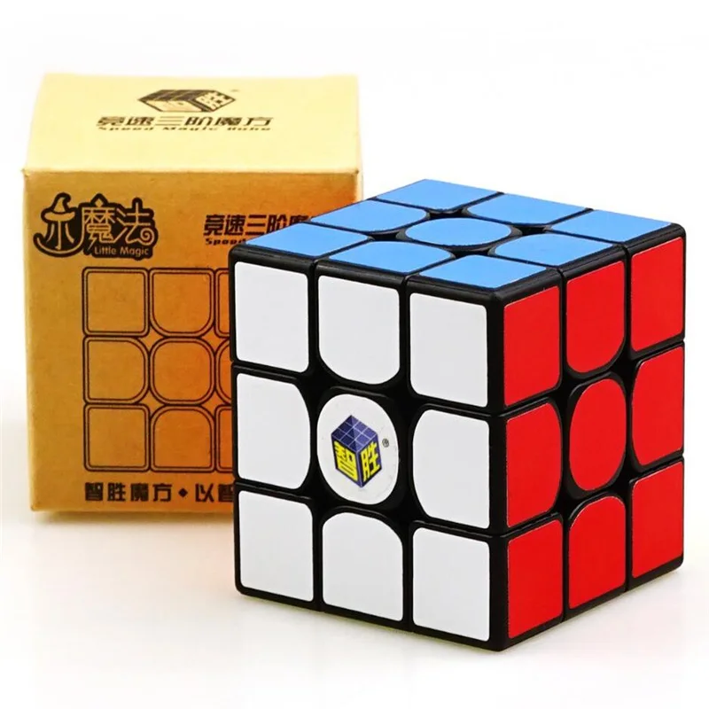 Yuxin little Magic 3x3x3 Cube Профессиональный Zhisheng 3x3 скоростной волшебный куб головоломка твист Развивающие игрушки для детей