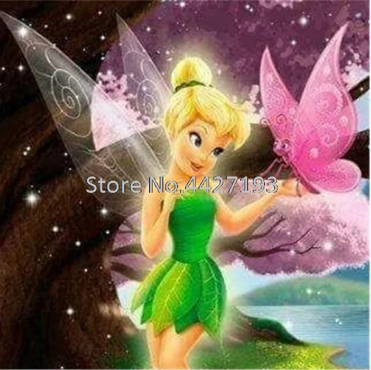 

diy Diamond Mosaic Diamond Painting Flower Fairy cartoon Diamond Cross Stitch Full Diamond Embroidery Rhinestone Christmas decor