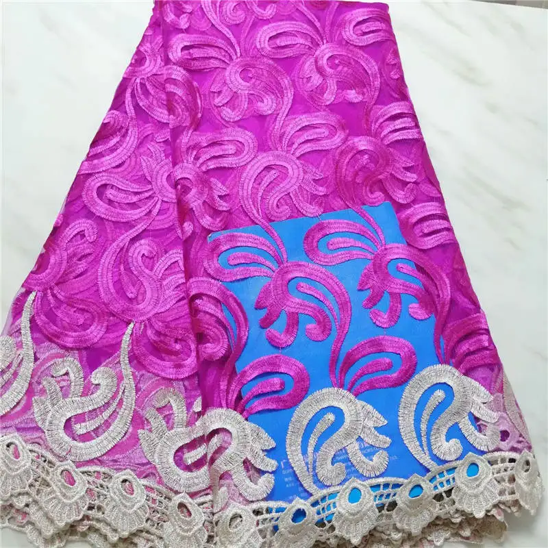 

PL!2019 High Quality African Lace Fabric Pure White French Net Embroidery Tulle Lace Fabric For Nigerian Wedding Party ! J60506