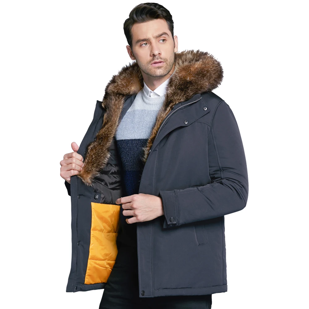 ICEbear 2018 new winter men's jacket high quality fur collar coats windproof warm jackets man casual coat clothing MWC18837D цена ICEbear 2018 new winter men's jacket high quality fur collar coats windproof warm jackets man casual coat clothing MWC18837D цены онлайн