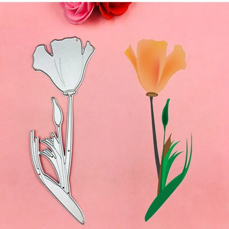 

Flower And Leave Metal Cut Dies Stencils for Scrapbooking Stamp/Photo Album Decorative Embossing DIY Paper Cards