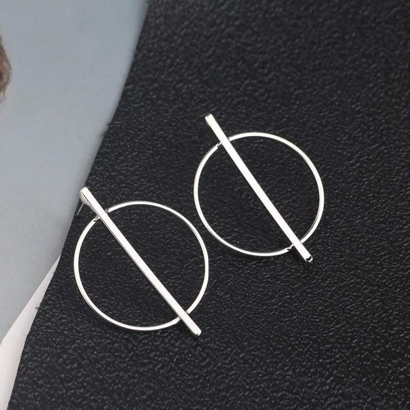

Fashion Jewelry Concise Round Stud Earring For Women