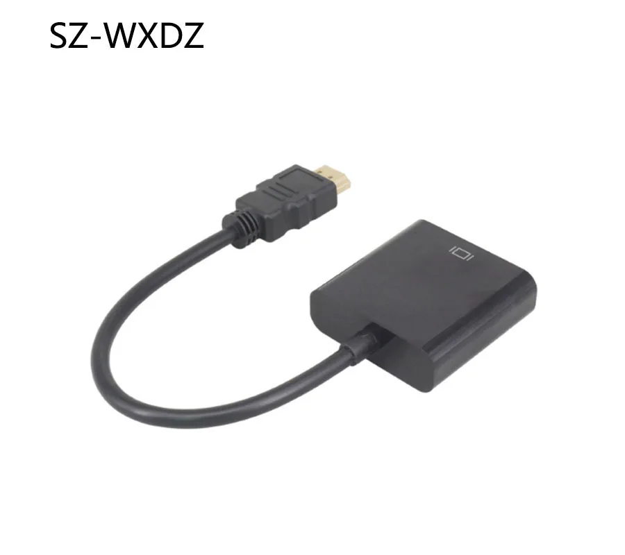 

SZ-WXDZ HDMI to VGA Adapter Male to Female Adapter Converter Digital to Analog Video Audio For PC Laptop Tablet 1080P hdmi cable