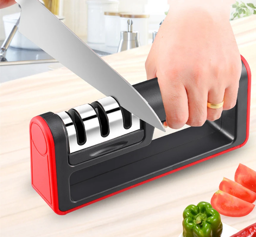 

New home fast knife sharpener kitchen gadget sharpening stone multi-function diamond cutting vegetable sharpening artifact