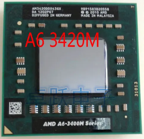 Процессор AMD A6-3420M процессор AM3420DDX43GX A6 3420M ноутбук a6 3400m