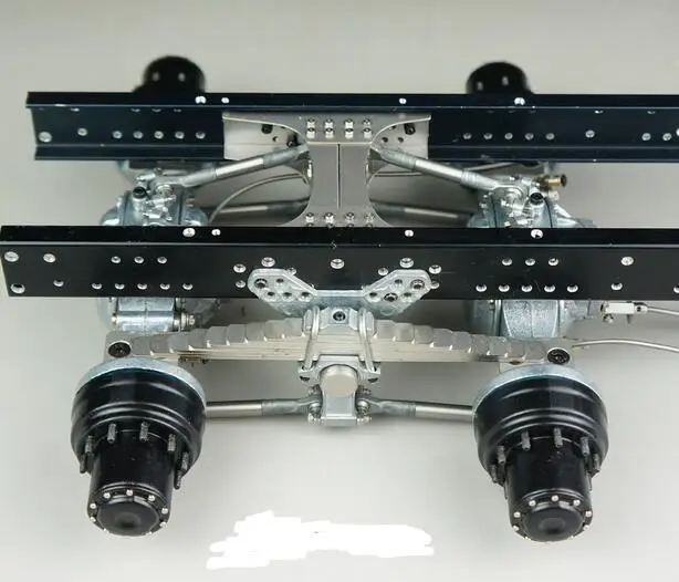 

Simulated metal two-axis rear suspension For 1/14 KINGTAIR TAMIYA Tractor hobby 56514 56323 R470 R620 R730 MAN BENZ 3363 1851