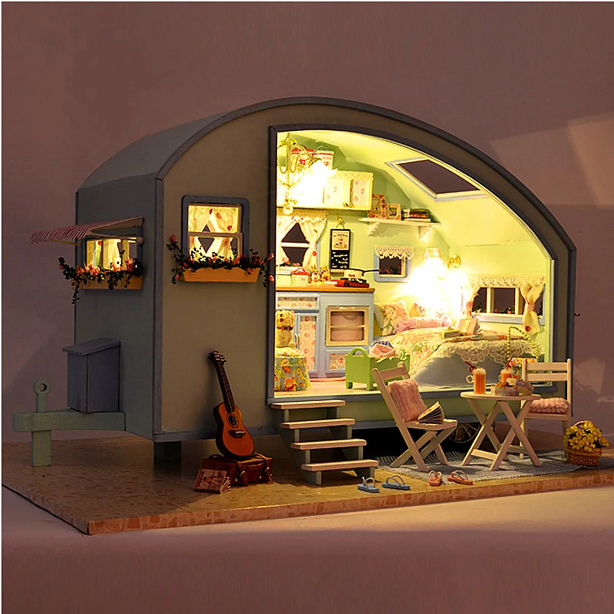 diy caravan dollhouse kit
