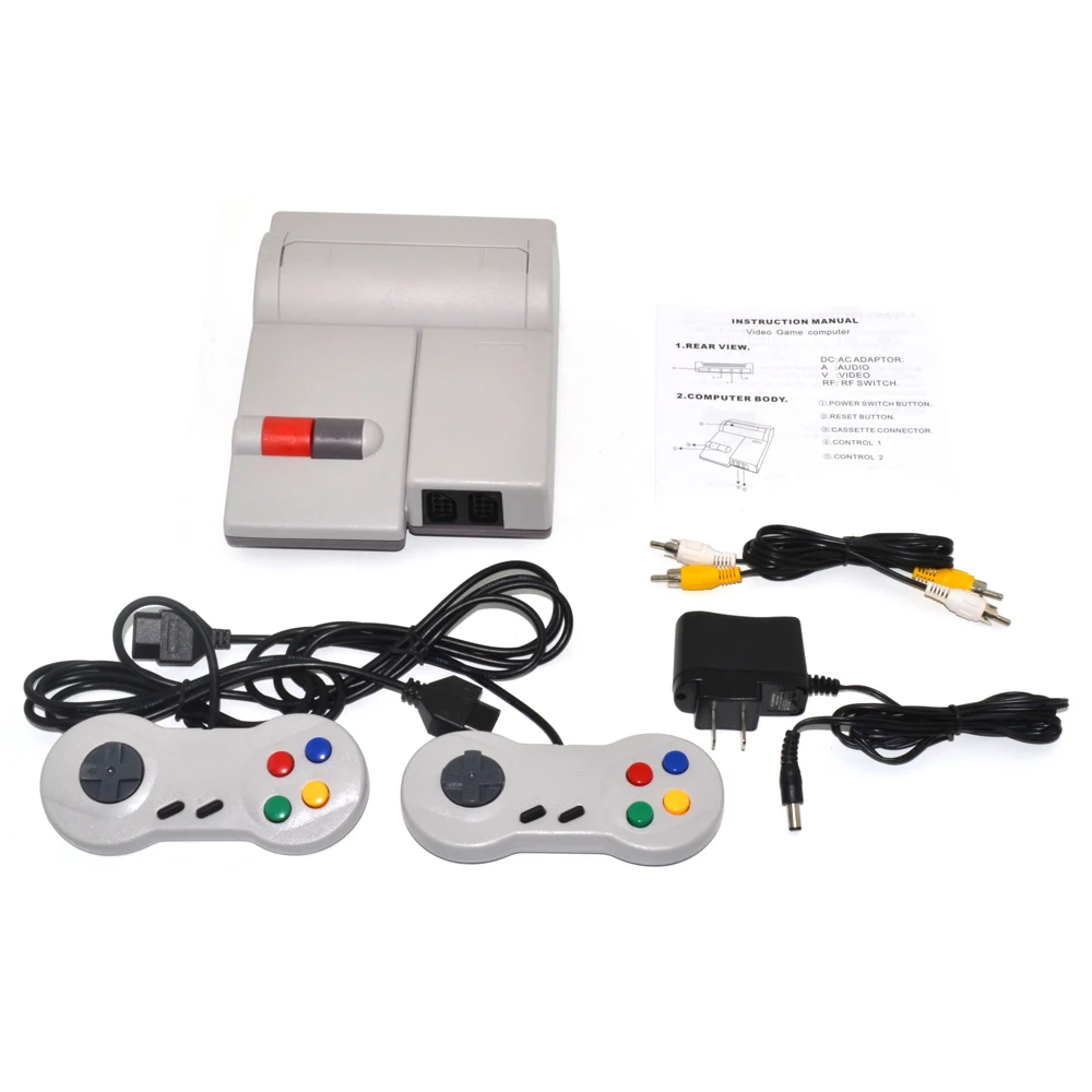 

10PCS a lot 8 Bit TV Video Game Console For FC Classic Games Family TV Video Game Player with Dual Controller 500+ Games