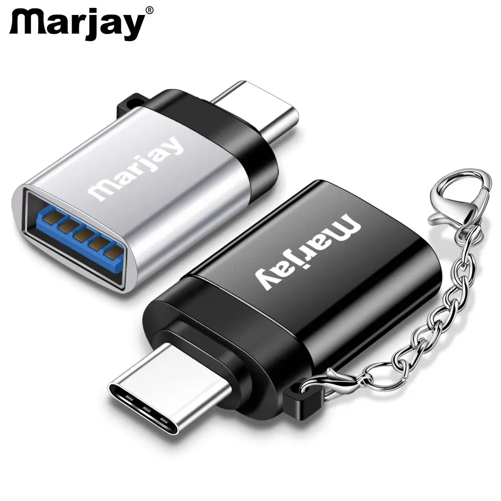 

Marjay USB C Adapter Type C to USB 3.0 Adapter Thunderbolt 3 Type-C Adapter OTG Cable For Macbook pro Air Samsung S10 S9 USB OTG