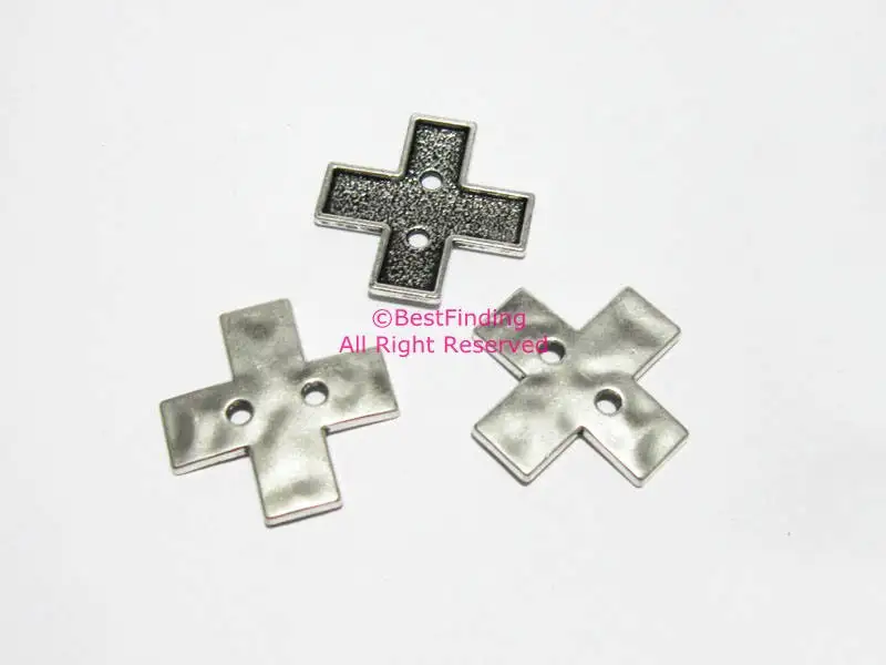 

27mm Zamak cross button bracelet fastener bracelet connector clasp