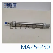 MA25-250 цилиндр из нержавеющей стали MA25X250 миниатюрный с фокусным расстоянием 25 мм диаметр 250 мм ход MA25* 250-S-CA MA25* 250-S-CM MA25* 250-S-U