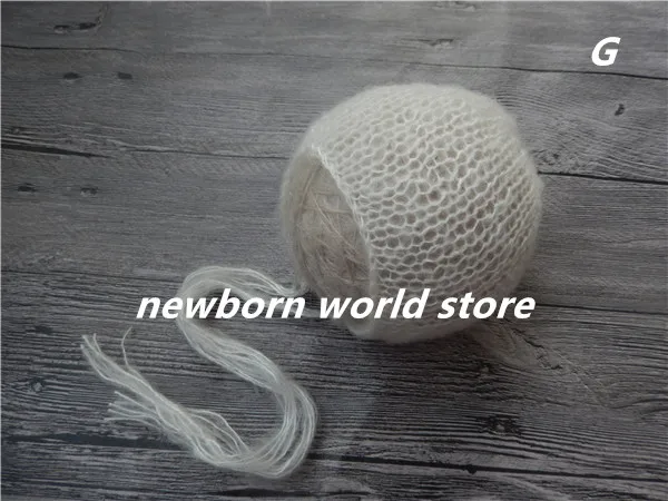 Новорожденные фотографии реквизит шляпа мохеровая шапочка.|mohair hat|newborn photography props