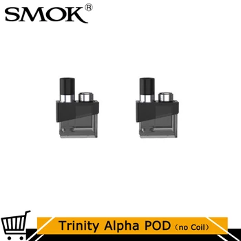 

2pcs/lot Original SMOK Trinity Alpha Replacement Pod Cartridge 2.8ml Atomizer Tank For E Cigarette SMOK Trinity Alpha