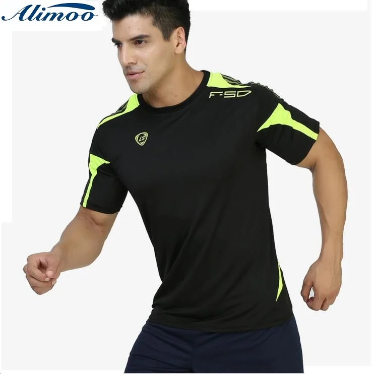 Alimoo Quick Drying Men's T shirt Sportswear Brand Man
