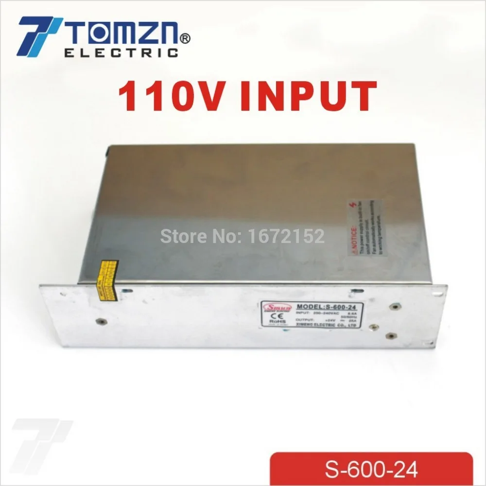 

600W 24V 110V input Single Output Switching power supply for LED Strip light AC to DC