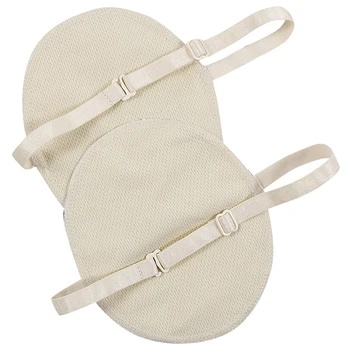 

1 Pair Underarm Sweat Shield Pad Washable Armpit Sweat Absorbing Guards Shoulder Strap Reusable Underarm Sweat Pad Summer Swea