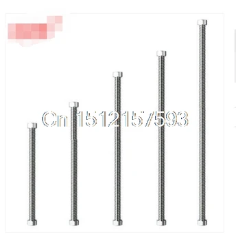 

3/4" Female BSP 304 Stainless Steel High-Voltage Explosion-Proof Corrugated Pipe Hard Tube Inlet Outlet Cold Hot Water 10cm-80cm