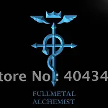 LC181-Стальной алхимик светодиодный неоновый свет знак домашнего декора ремесла