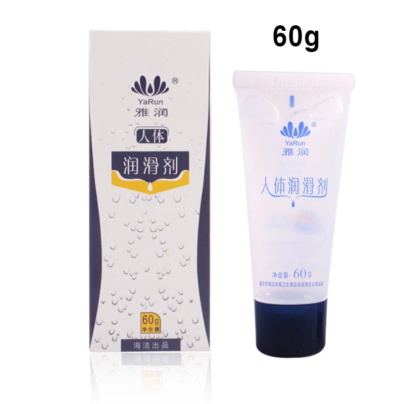 YaRun 60g lubrication Lubricants Sex Personal Lubricant Gel Lube Edible Oral Enhancement Massage Oil Anal Lubricants Safer Sex