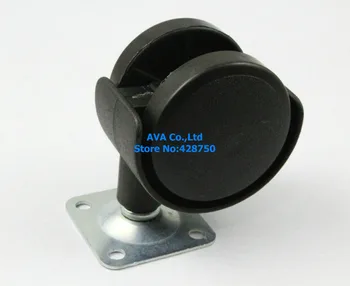 

4 Swivel Caster Wheels / 40mm ( 1.5" ) Nylon Wheel Furniture Wheel Chair Wheel
