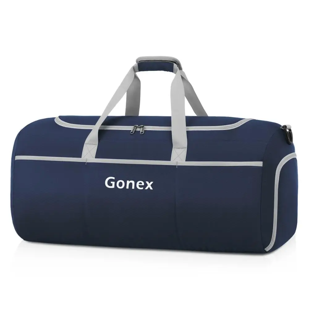 Gonex 90L дорожная сумка, посылка, легкая сумка для багажа, сумки для мужчин и женщин, для отдыха, спорта на открытом воздухе, для спортзала - Цвет: Purplish blue