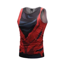 Стиль Dragon Ball безрукавки для женщин для мужчин аниме 3D принт сын жилет Goku фитнес футболки Супер Saiyan майка для бодибилдинга