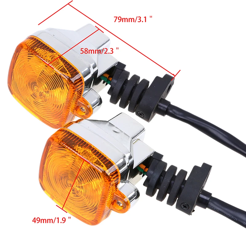 Posbay Янтарный Светильник Универсальный мотоциклетный указатель поворота светильник s индикатор Кафе Racer мигалка лампа для Honda Yamaha Suzuki Harley