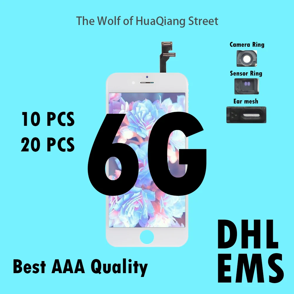 

10 20 pcs Quality AAAA LCD For iPhone 6G 6 LCD Display Assembly with Touch Screen Replacement Digitizer