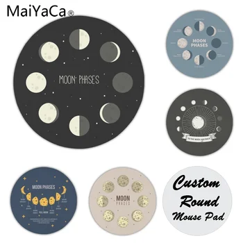 

MaiYaCa 2018 New Moon Phases Laptop Computer Mousepad Size for 20x20cm 22x22cm Small Mousepad