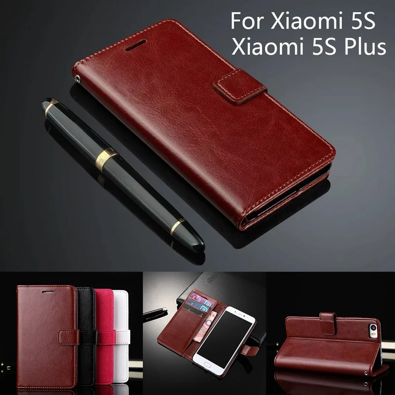 Чехол для телефона Xiaomi mi 5S плюс бумажник ультра тонкий оригинальный чехол Флип