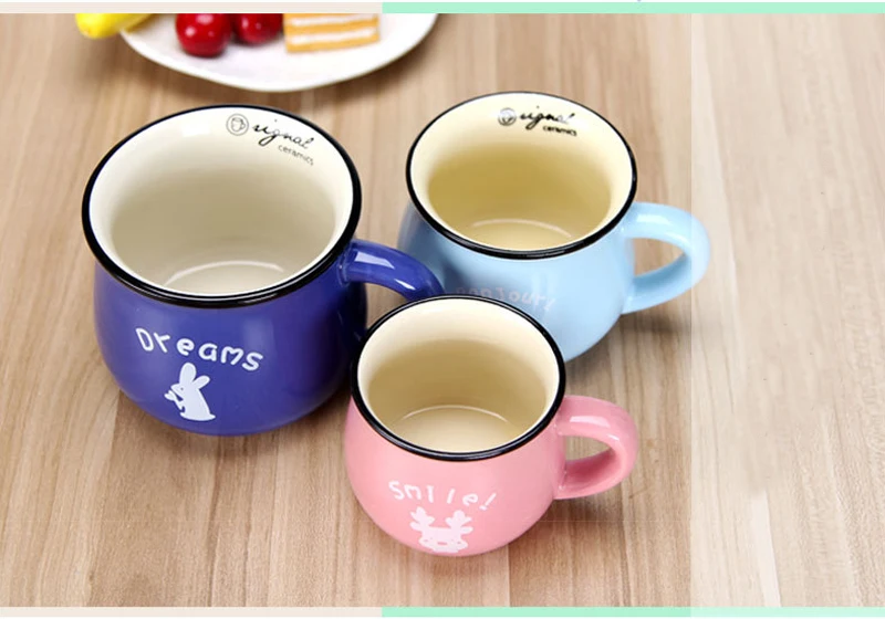 Чашки и кружки Caneca винтажная маленькая керамическая молочная кружка 7 цветов для завтрака Kubki термостойкая дорожная кофейная посуда Mokken