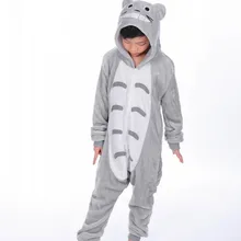 My Neighbor Totoro Flannel Kigurumi For Children Kid s Cartoon Onesies Pajamas Cosplay Costume Clothing For