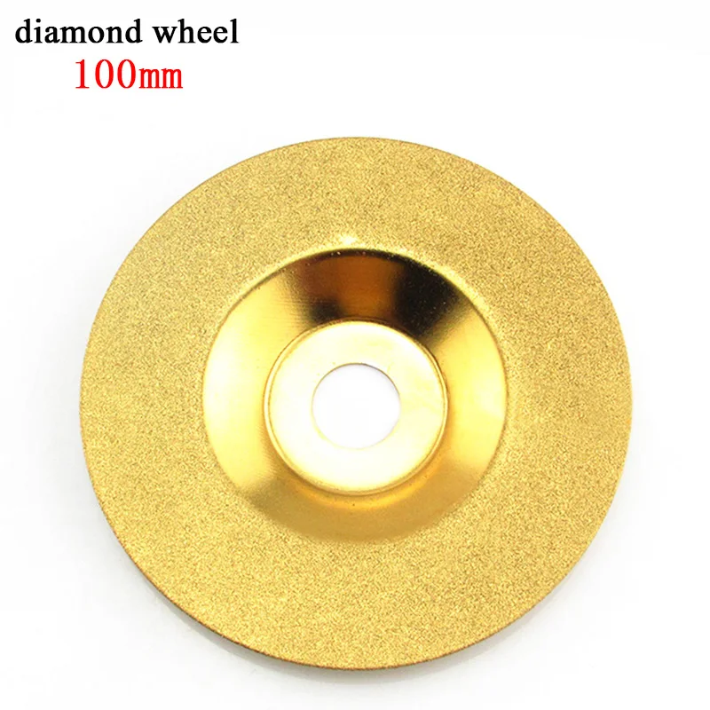 1 шт. с алмазным покрытием 100 мм Механические инструменты абразивных Алмазный точильный камень диск Dremel алмазные шлифовальные круги