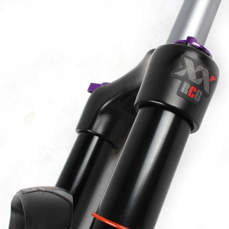 RC6 супер светильник MG Магниевый сплав пневматическая вилка черное тефлоновое покрытие Внутренняя трубка и плечевой замок ABS система регулировки подвески