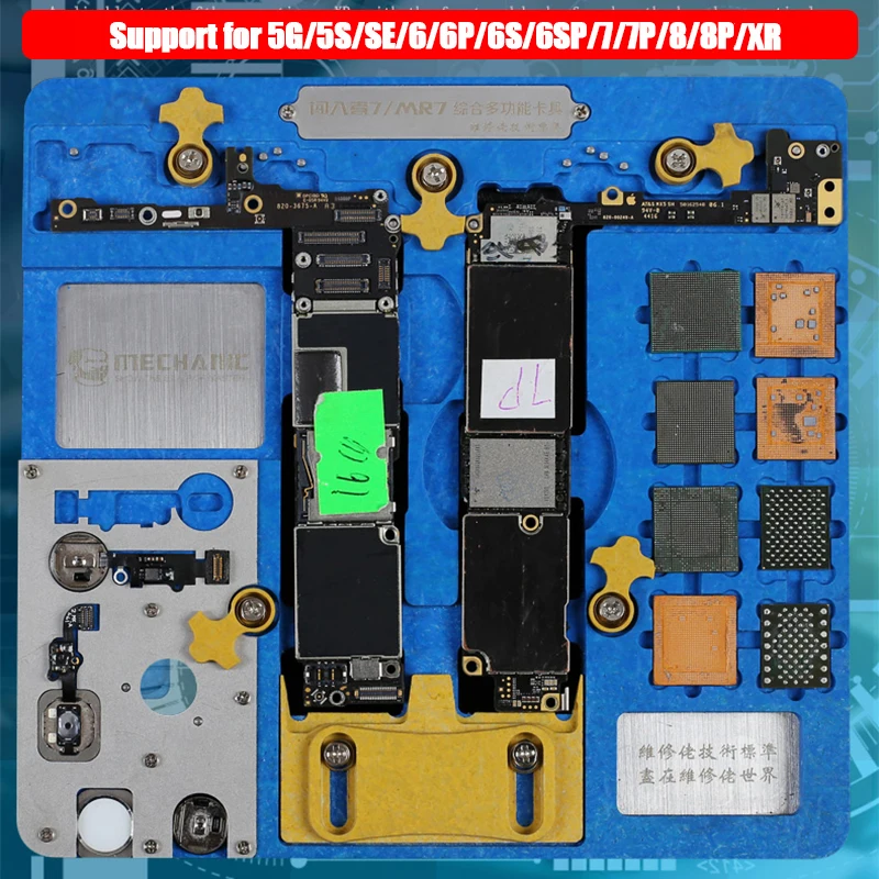 Günstige Circuit Board PCB Halter Jig Leuchte Arbeit Station für iPhone XR 8 P 8 7 P 7 6SP 6 S SE 6 P 6 5 S 5 Logic Board a7 A12 Chip Reparatur