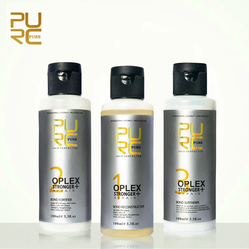 PURC Oplex Bond Repair Connections Damaged Hair Strengthen Hair Toughness And Elasticity Hair Treatment Set