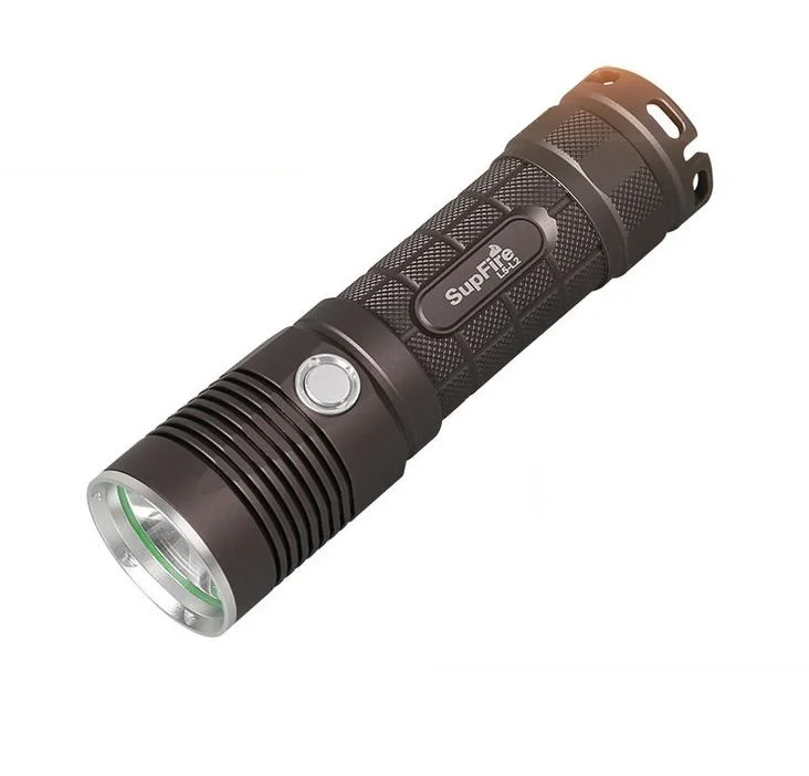 

SupFire L5 CREE XML2 super bright LED flashlight torch 1100LM 26650 Battery EDC LED Torch Mini Tactical Flash Light