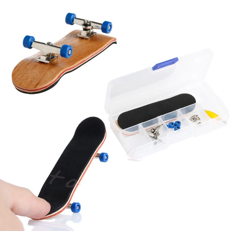 Maple Wood with Bearings Grit Foam Tape C Complete Basic Wooden Fingerboard Maple Wood with Bearings Grit Foam Tape C Complete Basic Wooden Fingerboard
