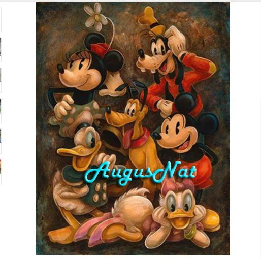 DISNEY Mickey Mouse /& Friends Canvas Framed Print~ More Size ~
