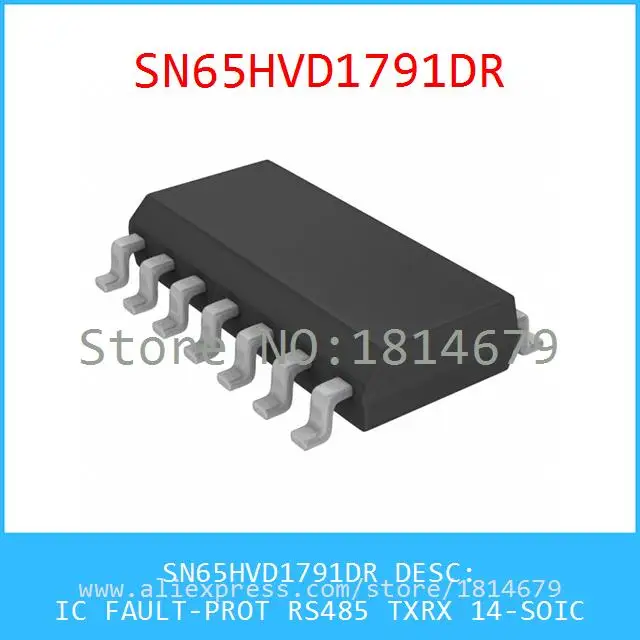 Free Shipping 1PCS/lot SN65HVD1791DR IC FAULT-PROT RS485 TXRX 14-SOIC HVD1791 65HVD1791 |