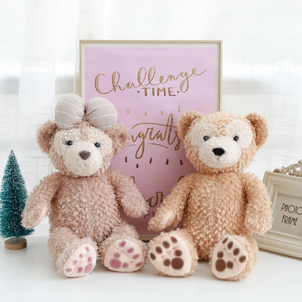 

new cute 1pcs 43cm Duffy Bear and Shelliemay Bear Plush Toy Stuffed Animals Plush Soft doll For birthday&kids toy gift