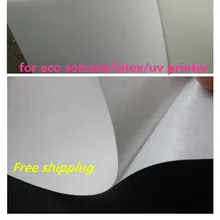 50in водостойкий Эко-растворитель для струйной печати ткань из полиэстера с рисунком с самоклеящимся художественным холстом для настенной бумаги