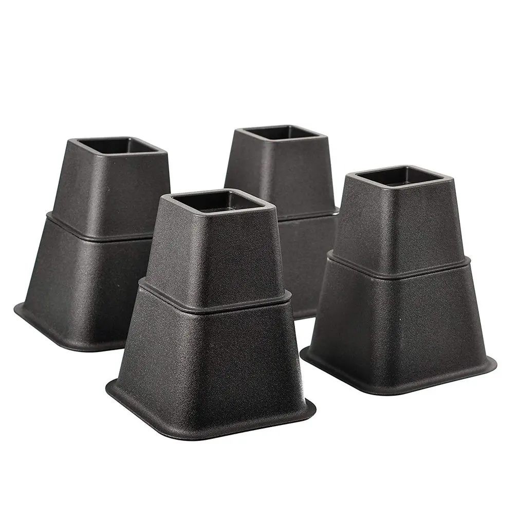 

Home Adjustable Bed Risers Or Furniture Riser Bed Lifts In Heights Of 8 5 Or 3 Inches Heavy Duty Set Of 4 Bed Riser