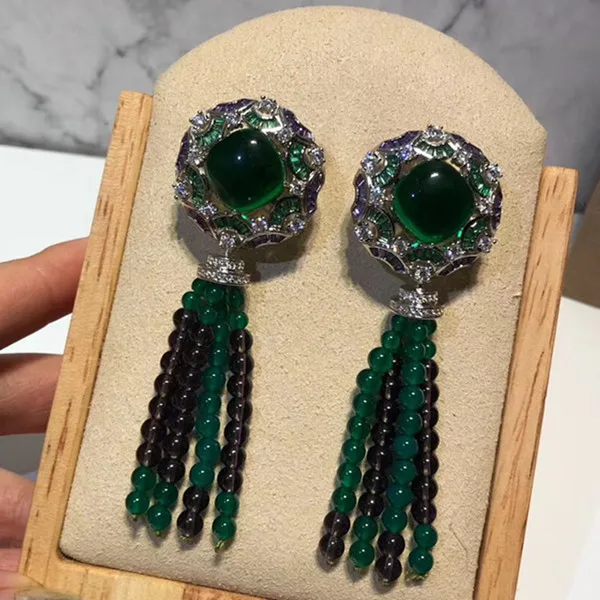 

Designer Fashion Copper Jewelry 3A Cubic Zirconia Party Earring